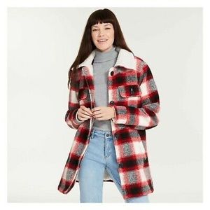 Brand New With Tags, Joe Fresh Sherpa-Lined Shacket, size L